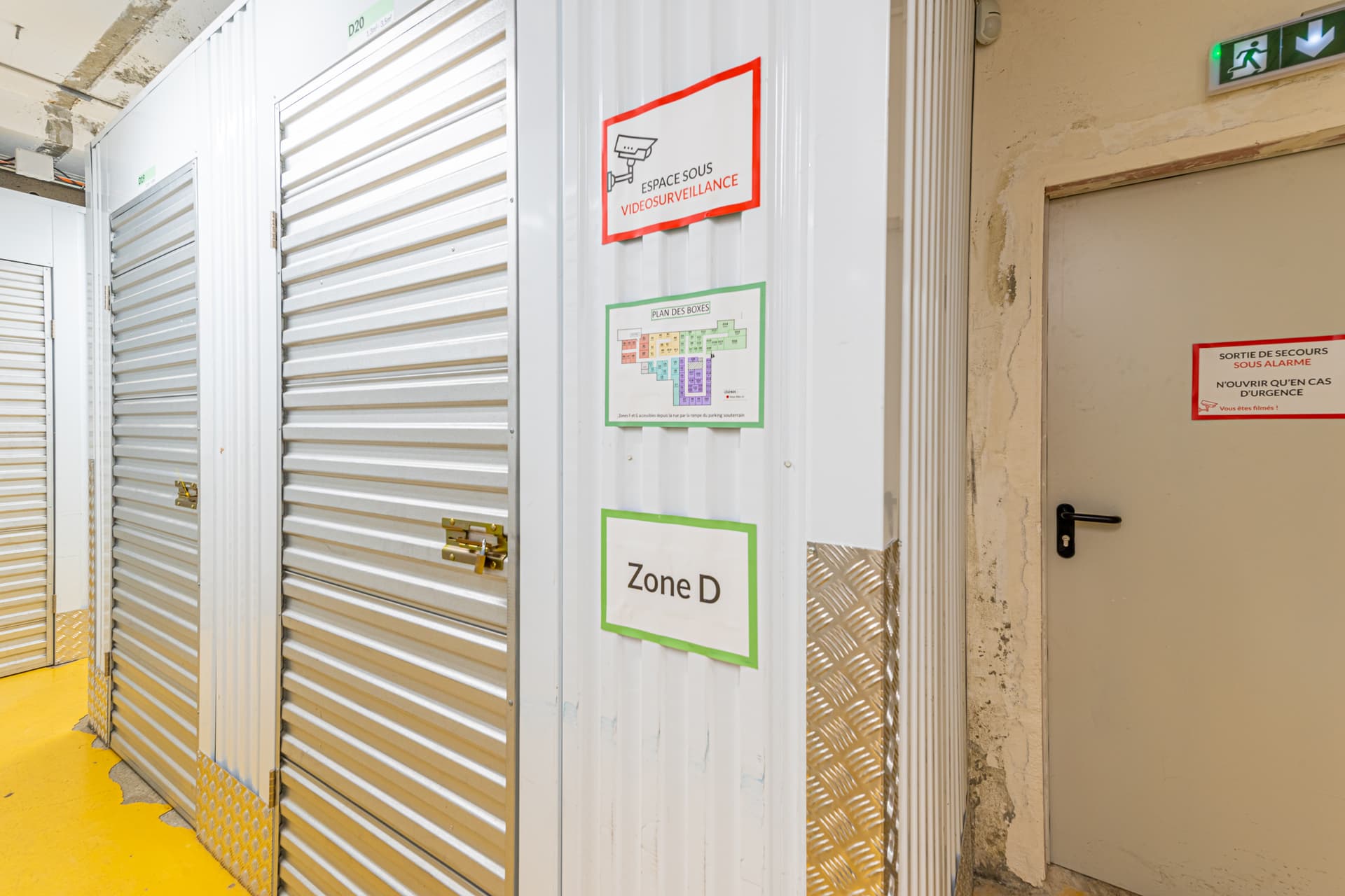 storage info section