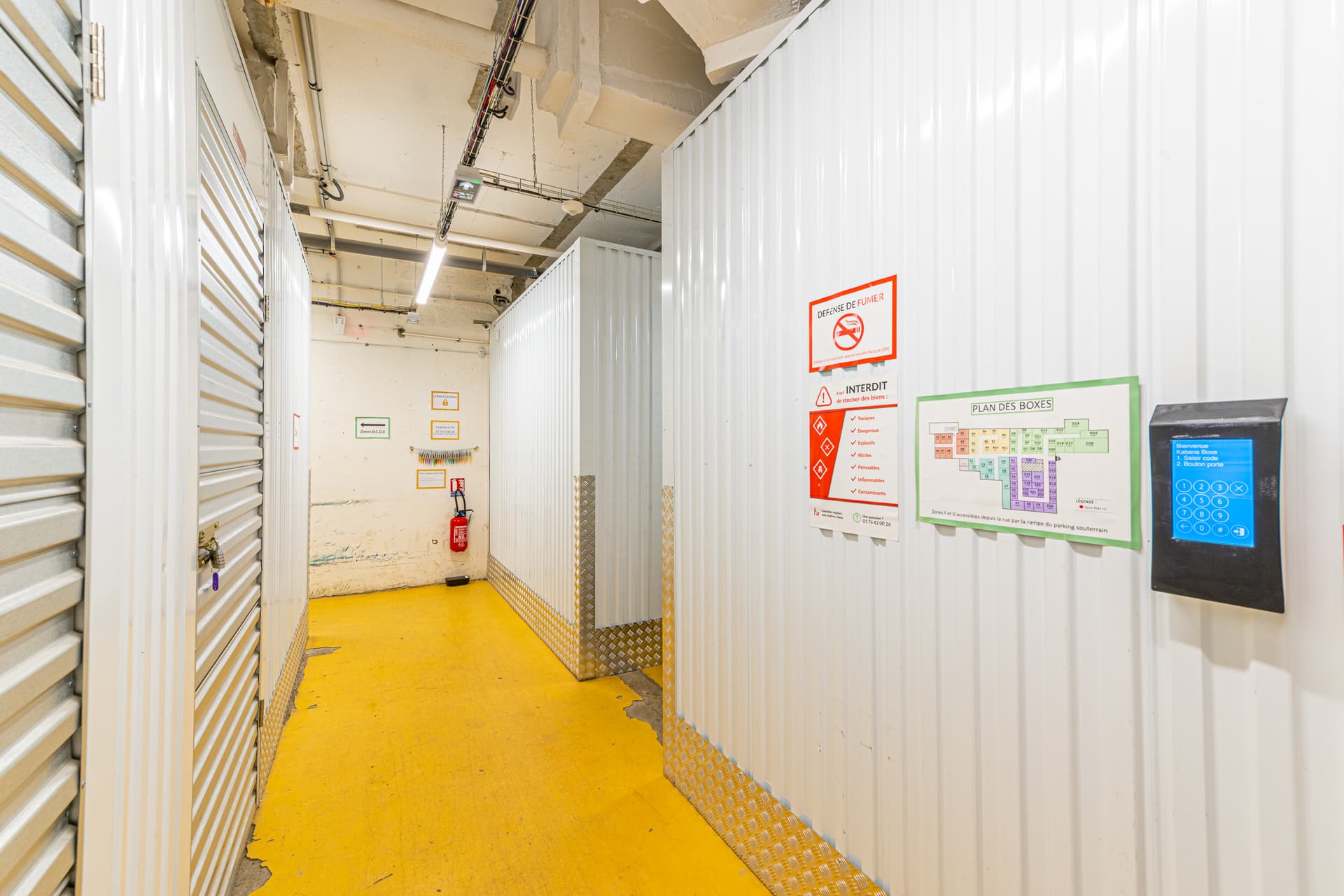 storage info section