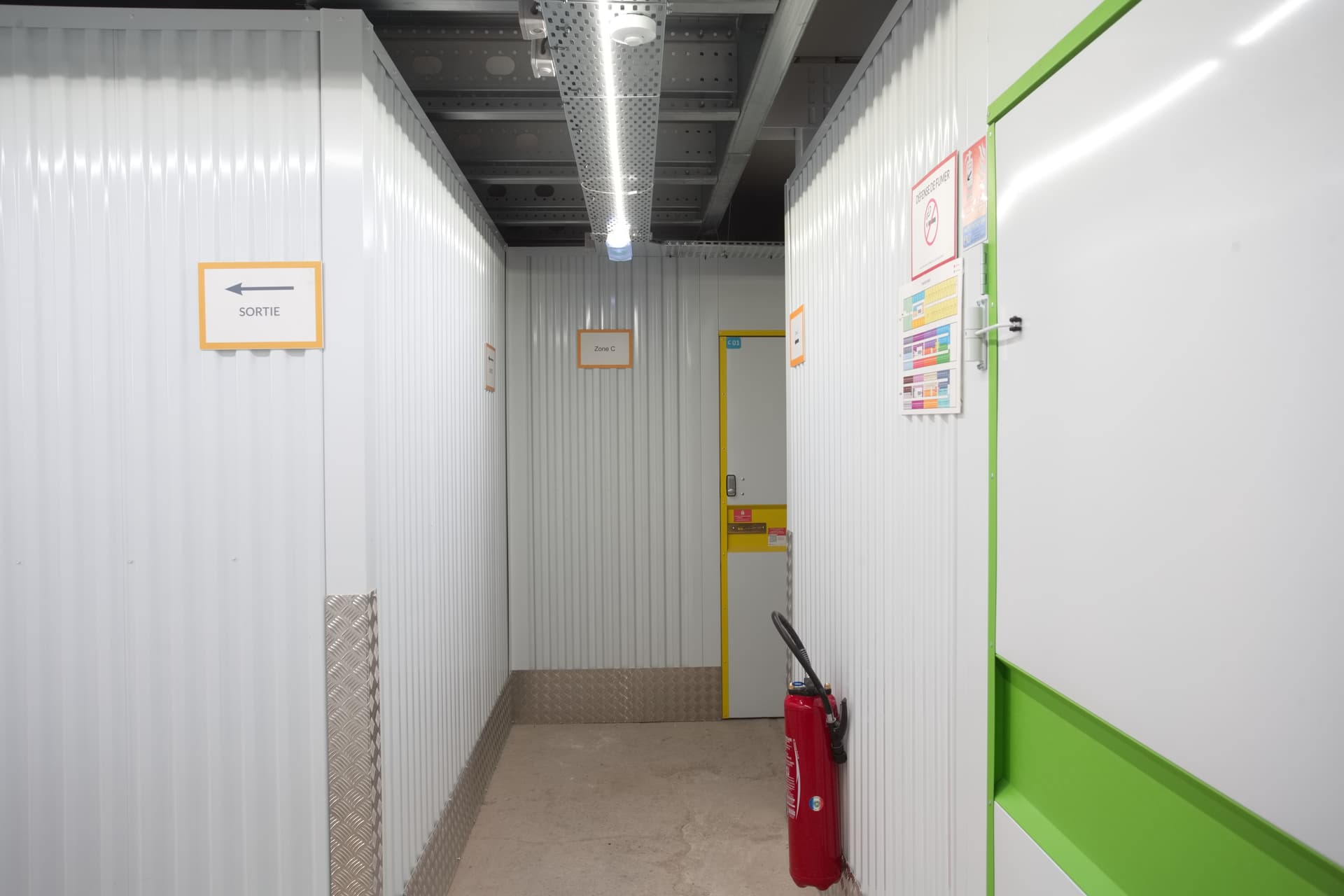 storage info section