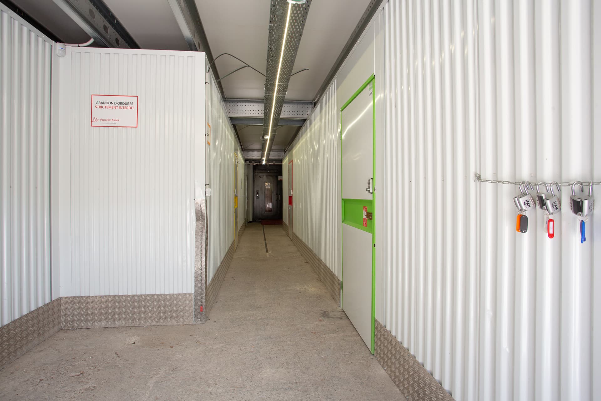 storage info section