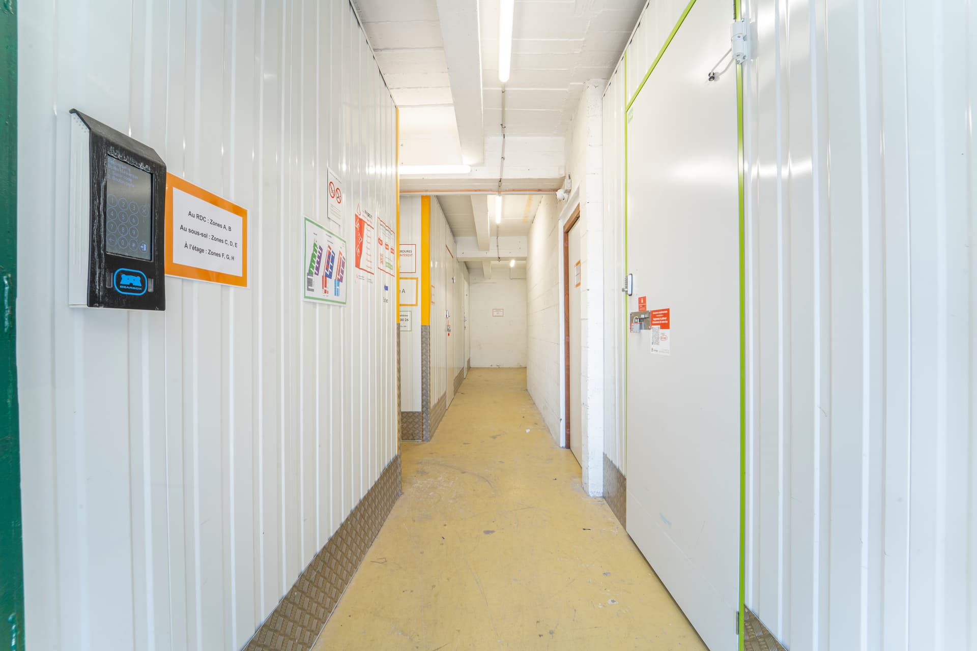 storage info section