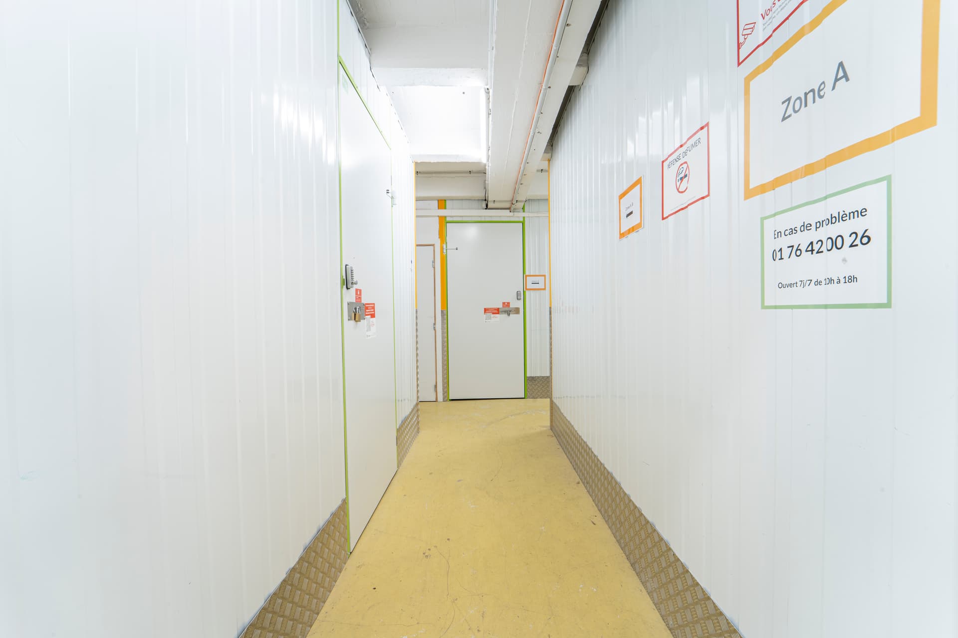 storage info section